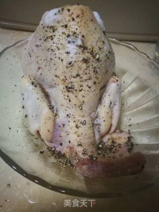 电饭煲焖鸡的做法步骤：2