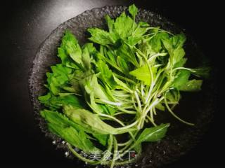 焯拌虫草花马兰头的做法步骤：2