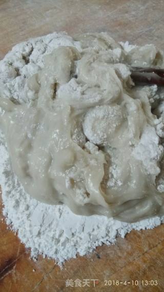 红豆芝麻球的做法步骤：2