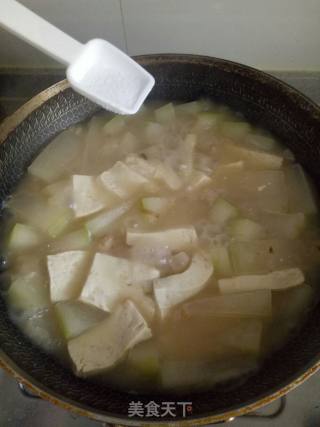 冬瓜干贝豆腐汤的做法步骤：9