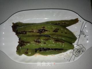 肉酿青椒的做法步骤：6