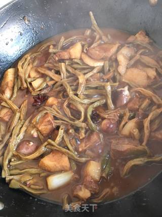 干豆角烧肉的做法步骤：10