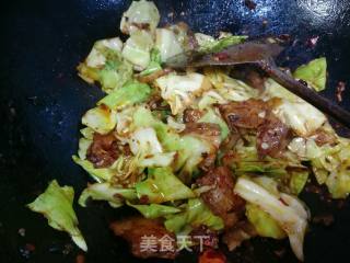 大头菜回锅肉的做法步骤：13