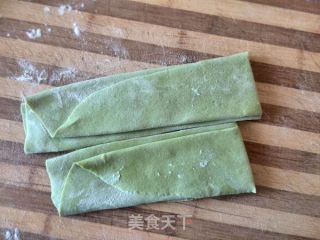 菜汁面条的做法步骤：7