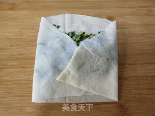 韭菜煎饼盒子的做法步骤：7
