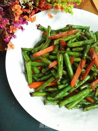干煸四季豆的做法步骤：6