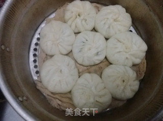 小白菜鸡蛋虾皮包子的做法步骤：22