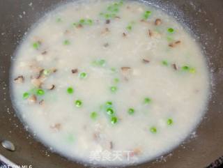 青豆香菇燕麦粥的做法步骤：3