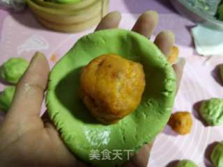 艾草青团的做法步骤：9