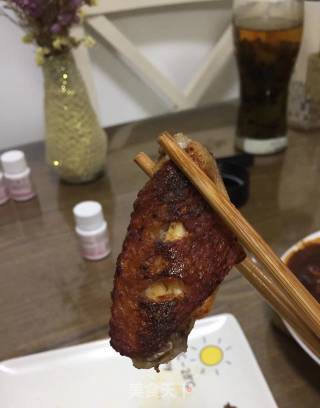 煎鸡翅的做法步骤：4