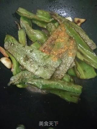 #夏日懒人餐#~虎皮尖椒的做法步骤：5