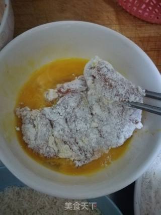 炸鸡排vs爆浆鸡排的做法步骤：7