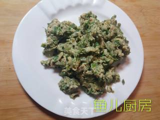 香椿豆腐鸡蛋卷──“鱼儿厨房”私房菜的做法步骤：10