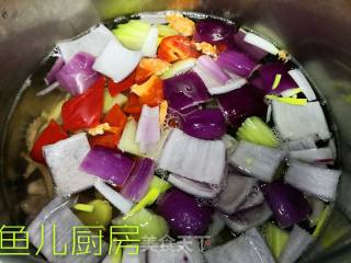 什蔬灼八爪──“鱼儿厨房”私房菜的做法步骤：8