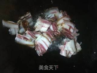 春笋炒腊肉的做法步骤：4