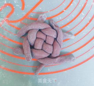 紫薯绣球馒头的做法步骤：5