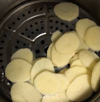 秋葵土豆泥的做法步骤：2