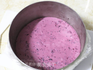桑葚渐变冻芝士蛋糕的做法步骤：21