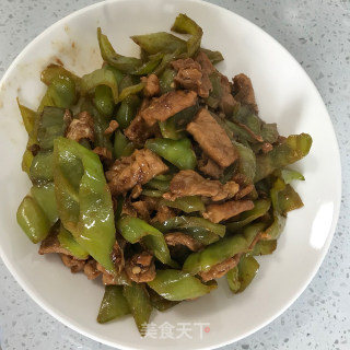 辣椒炒肉的做法步骤：4