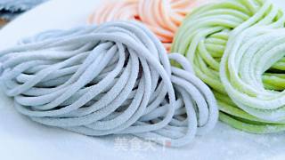 彩色面条的做法步骤：15