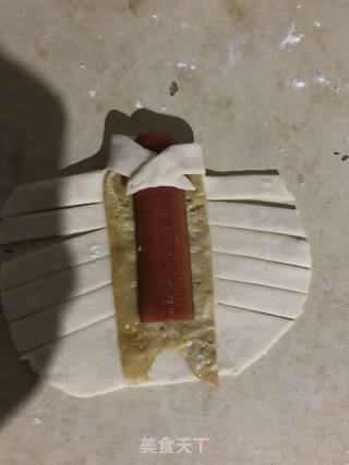 火腿肠馒头的做法步骤：4