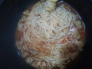 甜酸肉拌面的做法步骤：4
