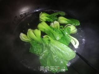 香菇油菜的做法步骤：5