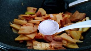 五花肉炒笋片的做法步骤：10