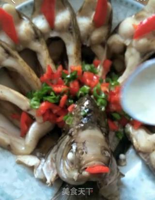 孔雀开屏的做法步骤：8