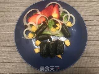 海苔鲜虾卷的做法步骤：13