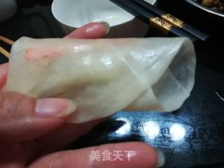 饺子皮变身超薄春饼的做法步骤：14