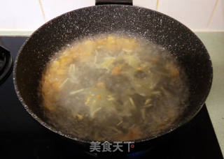 江瑶柱烩青皮冬瓜的做法步骤：5