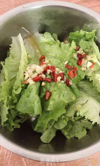 凉拌生菜的做法步骤：4
