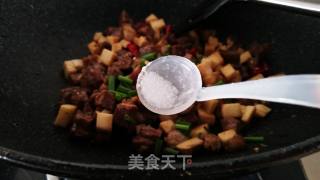 黑胡椒牛肉粒的做法步骤：14
