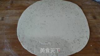 葱油芝麻饼的做法步骤：8