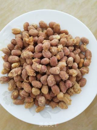 酥香花生米的做法步骤：5