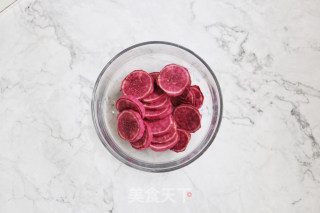 紫薯糯米糍的做法步骤：1