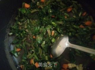 炒萝卜叶的做法步骤：7