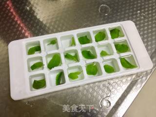 薄荷冰块的做法步骤：3
