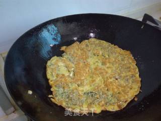 香椿煎蛋的做法步骤：8