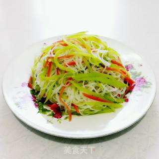 芥辣三丝的做法步骤：6