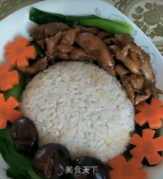 香菇炖鸡块便当的做法步骤：5