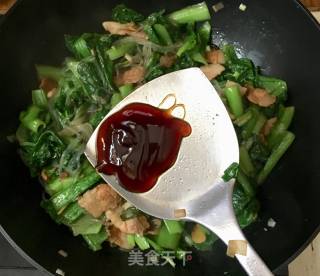 小白菜炒粉条的做法步骤：8