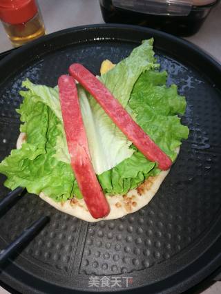 鸡蛋灌饼的做法步骤：9