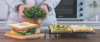 网红早餐吐司的做法步骤：7