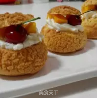 可爱泡芙，美味又好看的做法步骤：15