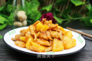 菠萝咕噜肉的做法步骤：9