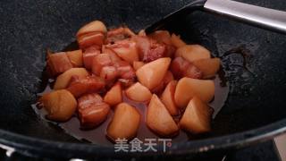 五花肉烧山药的做法步骤：10