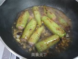 尖椒酿肉的做法步骤：14