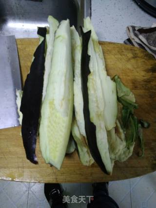 蒸茄子的做法步骤：1